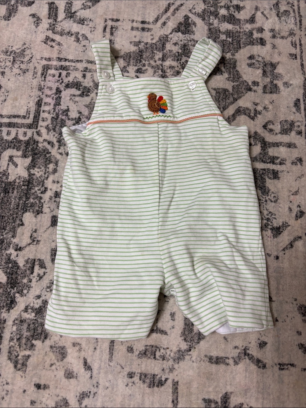 Thanksgiving turkey onesie shorts